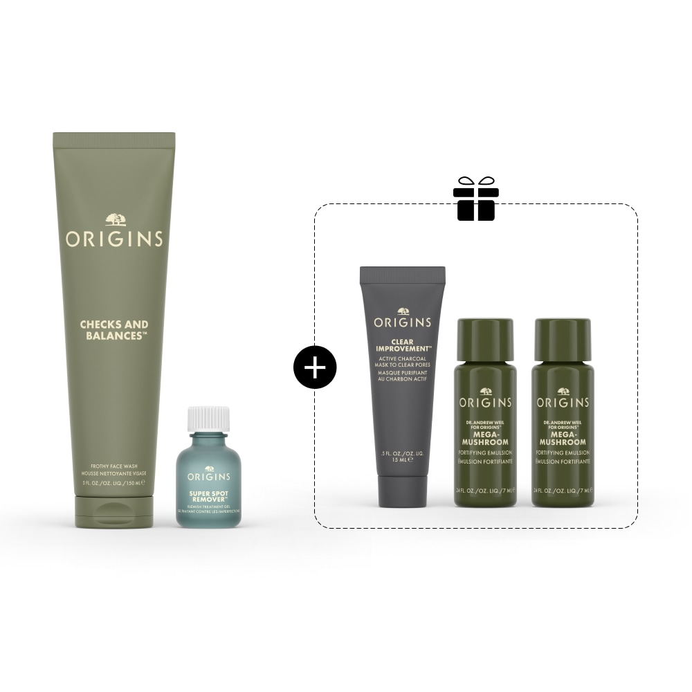 Anti‑Blemish Purifying Care Set 抗痘深層淨膚套裝, 150ML, 10ML, 15ML, 7ML, 7ML