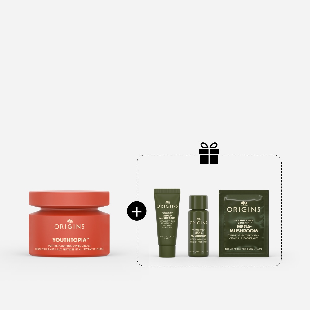 Youthtopia™ Apple Cream & Renewal Care Set Youthtopia™ 蘋果活肌彈潤輕盈面霜及煥膚修護套裝, 50ml, 5ml, 7ml, 1.5ml